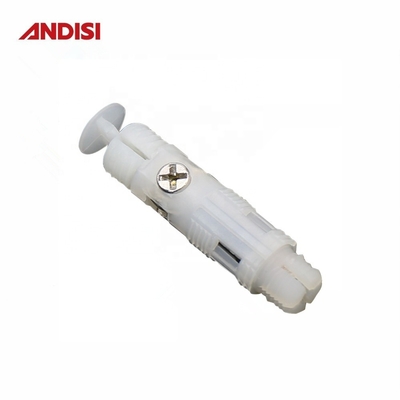 Leghe di zinco di acciaio e plastica Altre apparecchiature per mobili per armadi e connettori 3 in 1