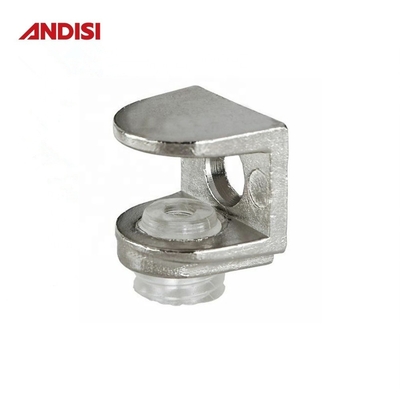 Fabbricazione di mobili di metallo di zinco legata M4 Suction Cup Bracket Glass Clamp Shelf Support