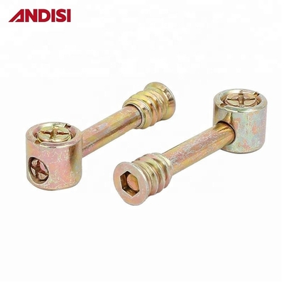 Fittings di connessione resistenti per mobili moderni zincati 4 in 1 Mini Fix Cam e bullone