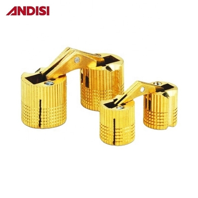 Stile di design moderno Alto livello di ottone cilindro nascosto Cerniere in ottone solido per scatola di legno