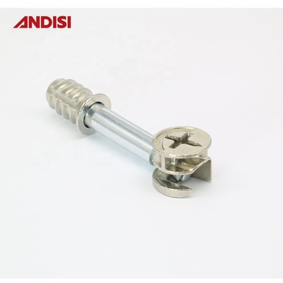 Mini Fix Cam e Bolt Dowel Inserire Noce Lega di zinco Mobile Hardware connettore comune