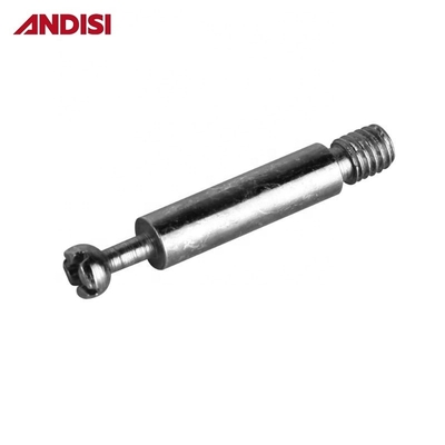 Mini Fix Cam e Bolt Dowel Inserire Noce Lega di zinco Mobile Hardware connettore comune