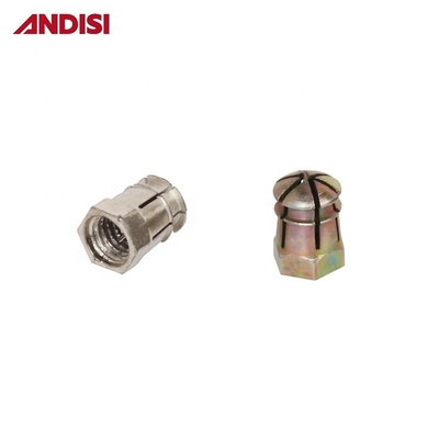 Home Office Mobili di connessione Mini Fix M6x13 Noce bullone di zinco legno legno inserire Noce