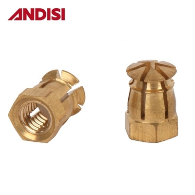 Home Office Mobili di connessione Mini Fix M6x13 Noce bullone di zinco legno legno inserire Noce