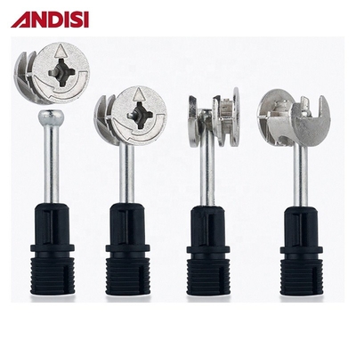 Mini Fix Assembly 3 in 1 KD-Fittings Zinc Plated Quick Release Bolt M8 M10