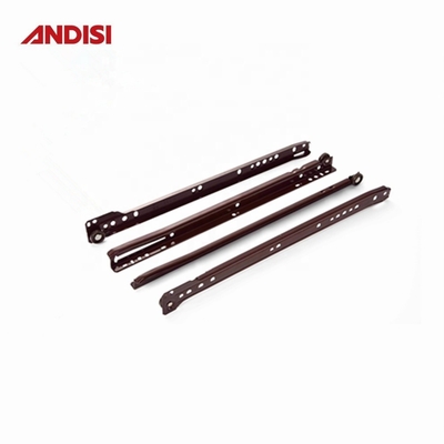 0.8/1.0/1.2 mm Slide di cassetto rivestito in polvere con materiale in acciaio e rulli FGV in nylon