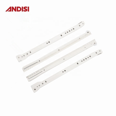 0.8/1.0/1.2 mm Slide di cassetto rivestito in polvere con materiale in acciaio e rulli FGV in nylon
