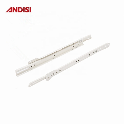 0.8/1.0/1.2 mm Slide di cassetto rivestito in polvere con materiale in acciaio e rulli FGV in nylon