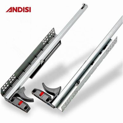 ANDISI V2 Clampadori di cassetto sottoposto Chiusura morbida per armadietti per mobili a estensione singola