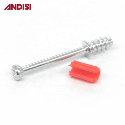 7.3 mm di diametro per mobili per legno con mini vite eccentriche fisse