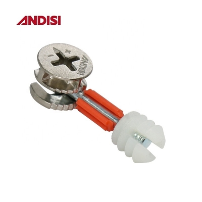 7.3 mm di diametro per mobili per legno con mini vite eccentriche fisse