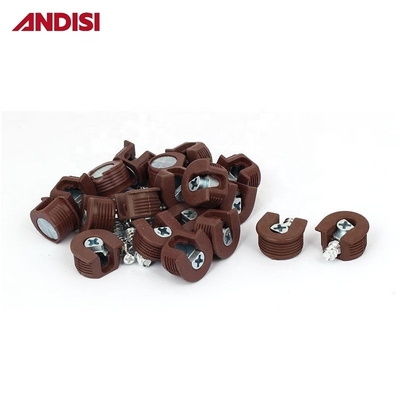 Connessione per armadietti in legno Rafix 2 in 1 connettore a giunto eccentrico in plastica