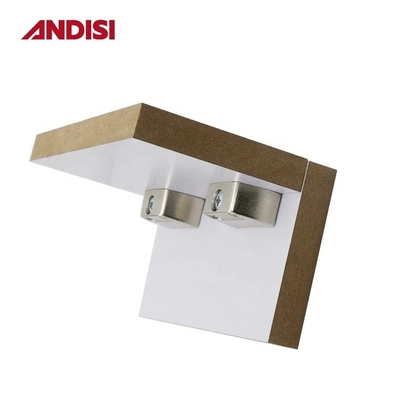 Connessione per armadietto di angolo in legno in legno rimovibile di lega di zinco per montaggio di mobili