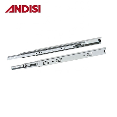 250-600 mm Lunghezza Disegno a cassetto a piena estensione 25 cm per mobili Lastre di acciaio a rotolamento freddo