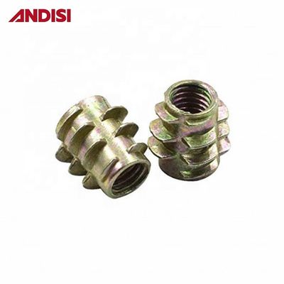 Soggiorno Alloggio di zinco Hex Drive di connessione Mini Fix Cam Chiusura Nocciolini di legno a filo Mobili di legno inserire Nocciolina M6 M8