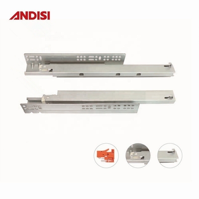 Arredamento di design moderno Single o full extension Push to open Undermount Drawer Slide