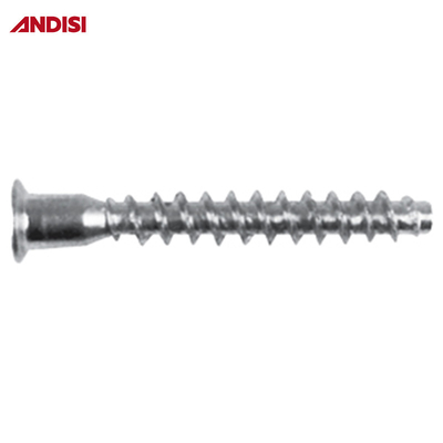 Legno a legno Hex Cross Head Euro Confirmat Screw con rivestimento in zinco resistente