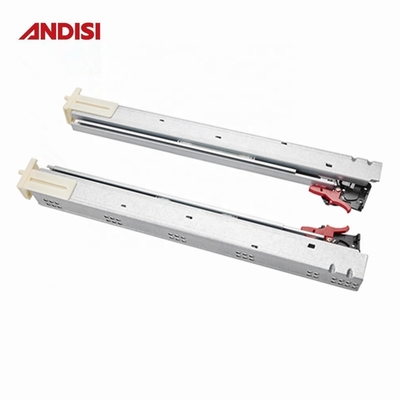 500 mm di acciaio laminato a freddo scivolo di cassetto a chiusura morbida per mobili di tipo americano