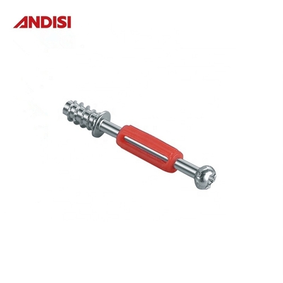 Mini viti a dowel fisse in acciaio e plastica per accessori per mobili di design moderno