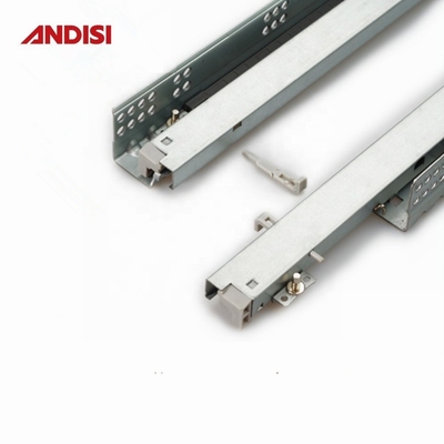 Slide di cassetto nascosto in acciaio laminato a freddo per armadietto da cucina di design moderno