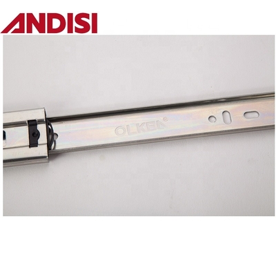 300-600 mm lunghezza completo estensione cuscinetto a sfera cassetto scivolo con finitura placcata di zinco