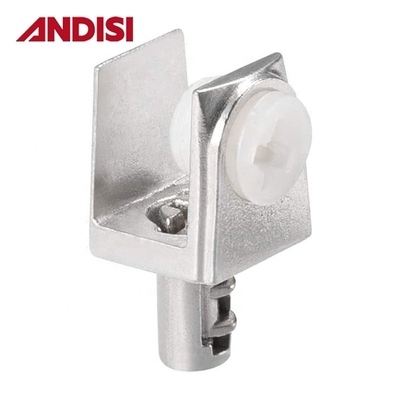 supporto da scaffale regolabile con mini pinza in lega di zinco, supporto da scaffale per imballaggio della posta