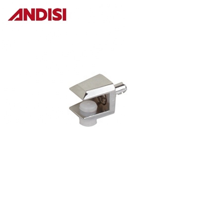 Registratore di scaffale regolabile Mini Clampo in vetro in lega di zinco Sostegno per scaffale decorativa