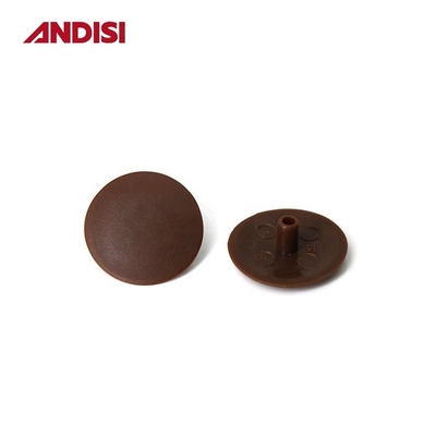 Arredamento moderno Mini Fix Eccentrico Cam Rotondo Flat Plastic Screw Hole Cover