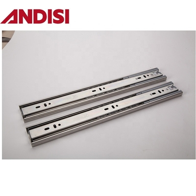 600mm 3-fold Soft Close Ball Bearing Cabinet Scarico Slide Rail con capacità di carico di 45 kg