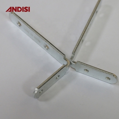 Arredamento in legno supporto di connettore a forma di L con materiale in ferro e dimensione 39.5x39.5x13mm