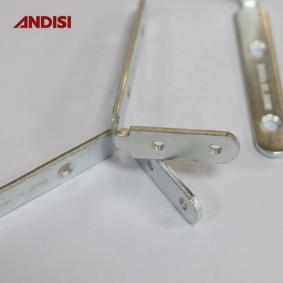 Arredamento in legno supporto di connettore a forma di L con materiale in ferro e dimensione 39.5x39.5x13mm
