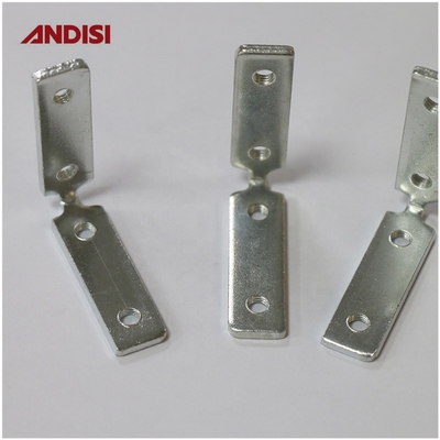 Armadio in legno bracciale per angolo destro con filo a vite materiale in ferro placcato in zinco