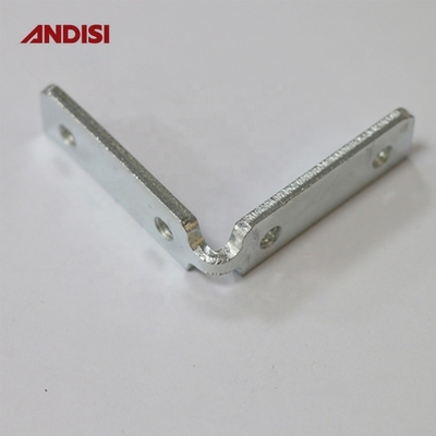 Armadio in legno bracciale per angolo destro con filo a vite materiale in ferro placcato in zinco