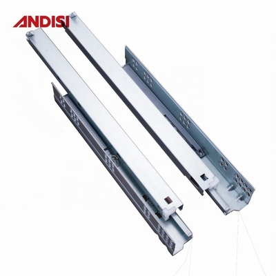Clip in plastica 3D Full Extension Soft Close Undermount Drawer Slide per armadietto da cucina