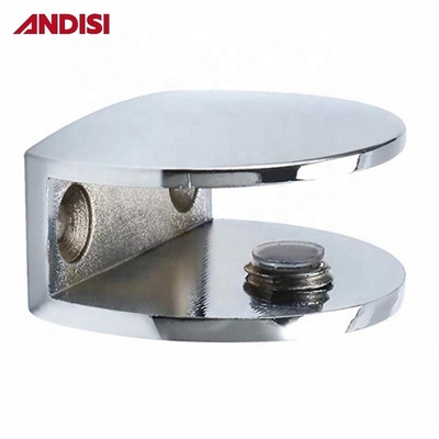 Clampo di supporto per scaffali in vetro in lega di zinco regolabile Dimensione FA21 11 * 35 mm per cucina