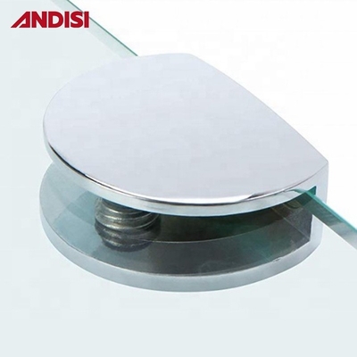 Clampo di supporto per scaffali in vetro in lega di zinco regolabile Dimensione FA21 11 * 35 mm per cucina