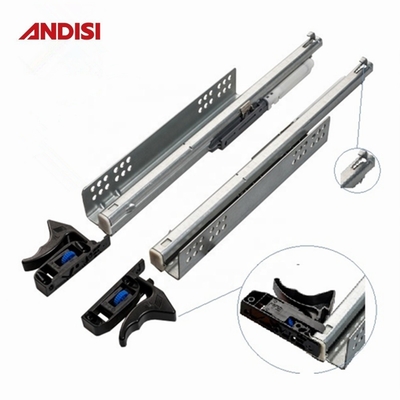 OEM Cold Rolled Steel Drawer Slide V6 Full Extension Soft Close Nascosto Sotto il Monte