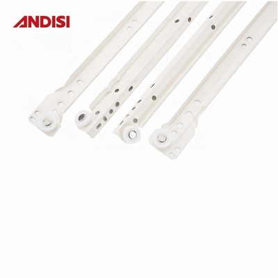 FGV Slide Roller e ruote in nylon rivestito in polvere bianca per cassetti durevoli