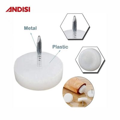 Arredamento Protezione gambe Piedi Spade chiodi per il tavolo Stile di design moderno Finitura bianca