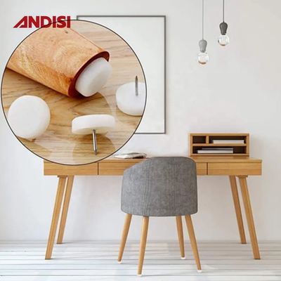 Arredamento Protezione gambe Piedi Spade chiodi per il tavolo Stile di design moderno Finitura bianca