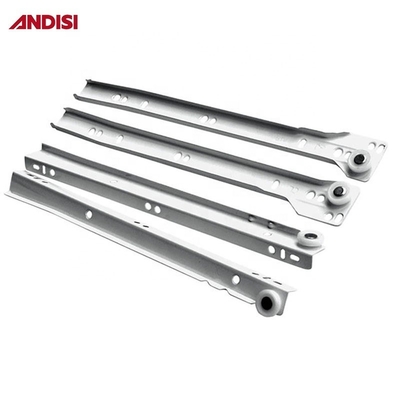 Slide a rulli rivestiti in polvere per cassetti armadi di mobili robusti in bianco marrone nero