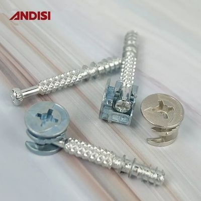 Fitting per mobili 3 in 1 Mini Fix Screw Cam Lock Nuts per il connettore del gabinetto Fitting KD