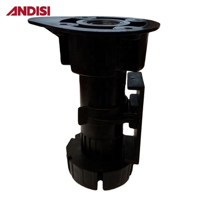 Moderno stile di design gambe in plastica regolabili per armadietto di cucina Piede di piombo 300pcs/ctn