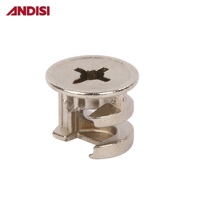 ANDISI Mobile Zinc Alloy Cam Lock con finitura placcata in zinco e 3 in 1 Mini Fix Screw