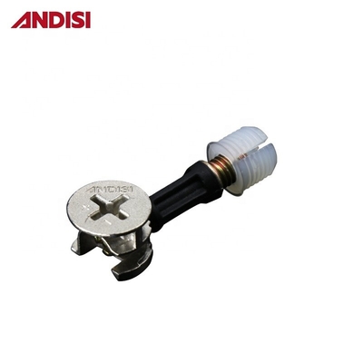 ANDISI Mobile Zinc Alloy Cam Lock con finitura placcata in zinco e 3 in 1 Mini Fix Screw