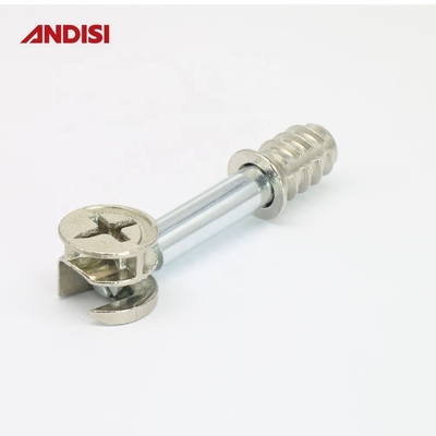 ANDISI Mobile Zinc Alloy Cam Lock con finitura placcata in zinco e 3 in 1 Mini Fix Screw