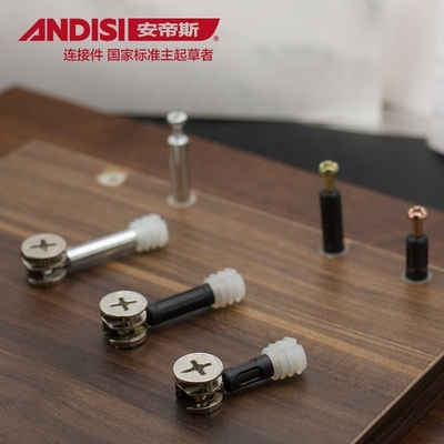Mobili moderni Leggio di zinco Chiusura di porta a camma nascosta per camme Dowel Fitting Cam eccentrico