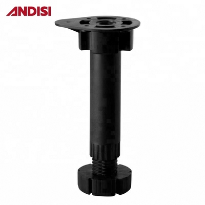 Finitura nera Armadio da cucina PP ABS Altezza regolabile Plinth Piedi in plastica