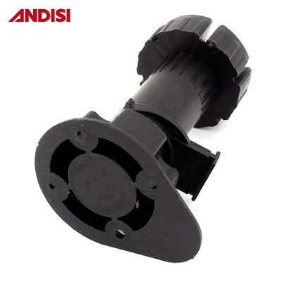 Finitura nera Armadio da cucina PP ABS Altezza regolabile Plinth Piedi in plastica