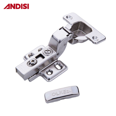 26mm Cup Mini Clip-on Soft Closing Door Hinge for Half Overlay Doors 14-24mm Spessore